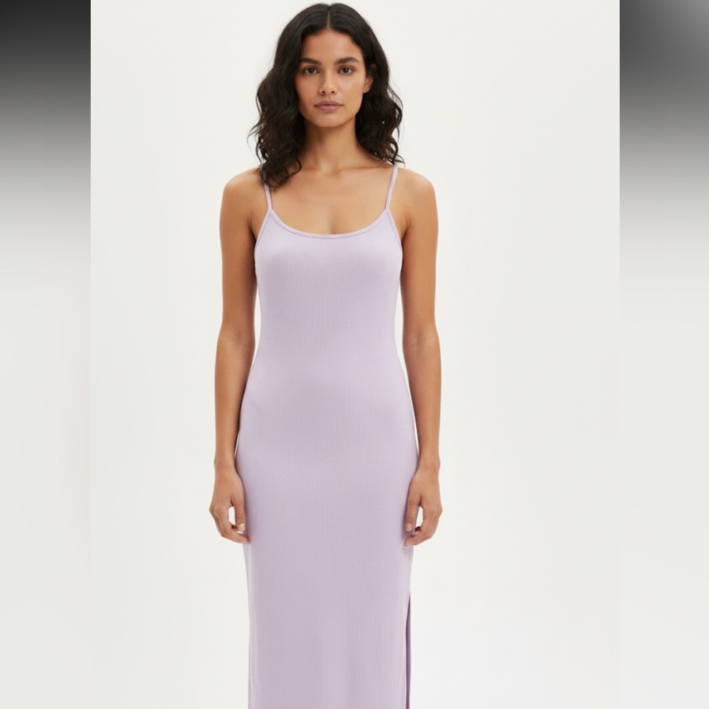 SKIMS Lilac long lounge Slip dress